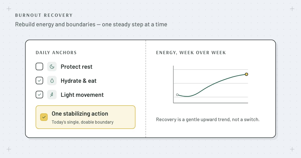 Burnout Recovery illustration