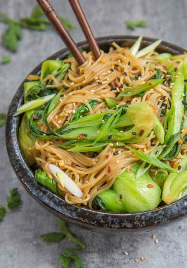 ginger-sesame noodles